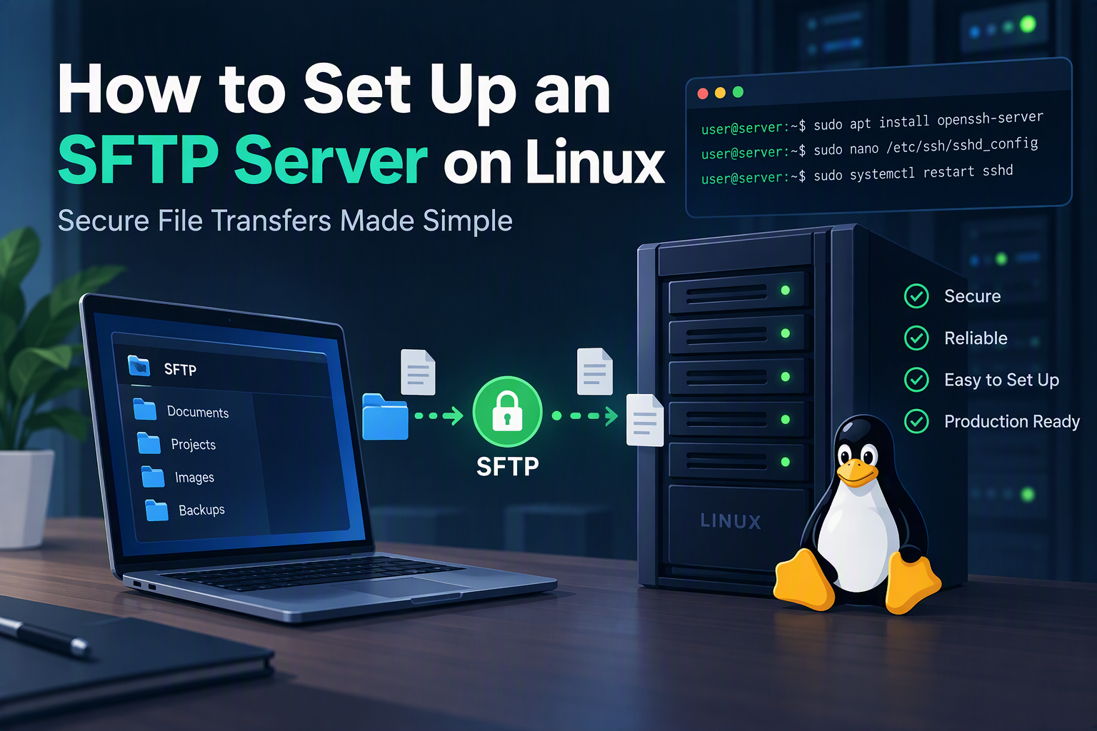 How to Set Up an SFTP Server on Linux