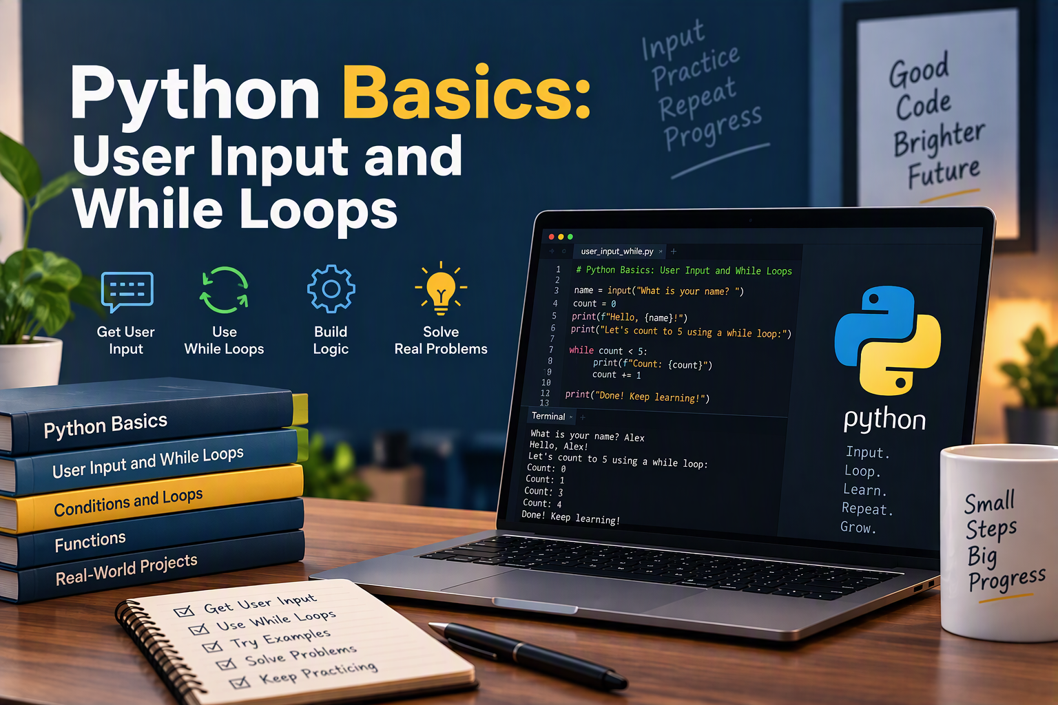 Python Basics: User Input and While Loops