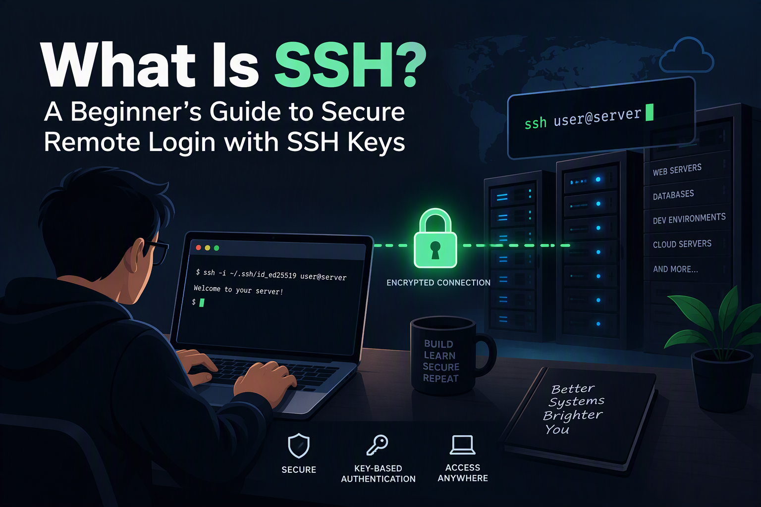What Is SSH? A Beginner's Guide to Secure Remote Login with SSH Keys