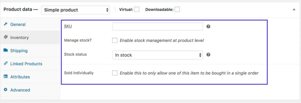 WooCommerce Stock Management