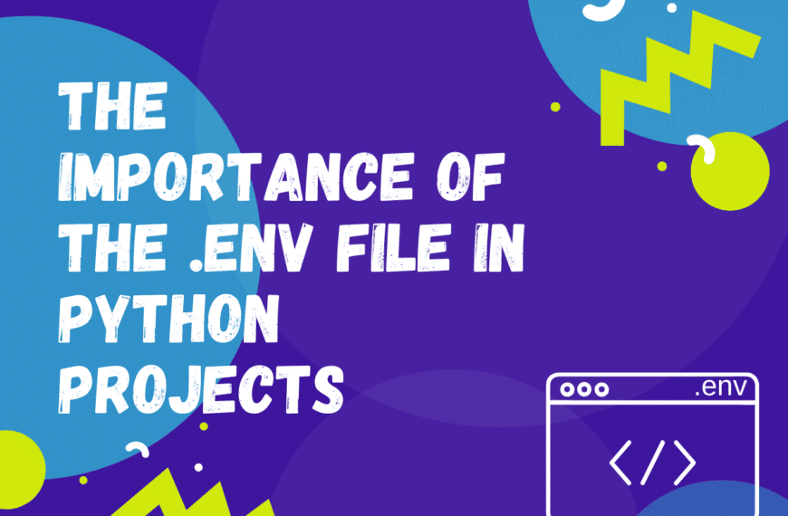 Importance of env files